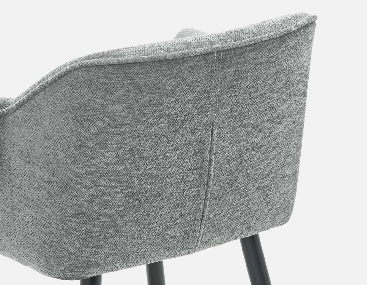RALPH mid-century upholstered counter stool 66cm undefined
