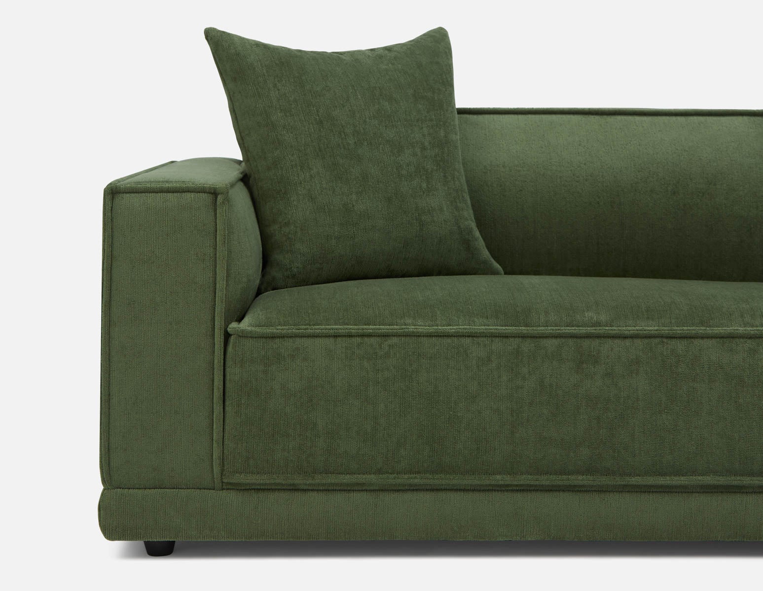 HILLARY modern low back 96" luxury sofa undefined