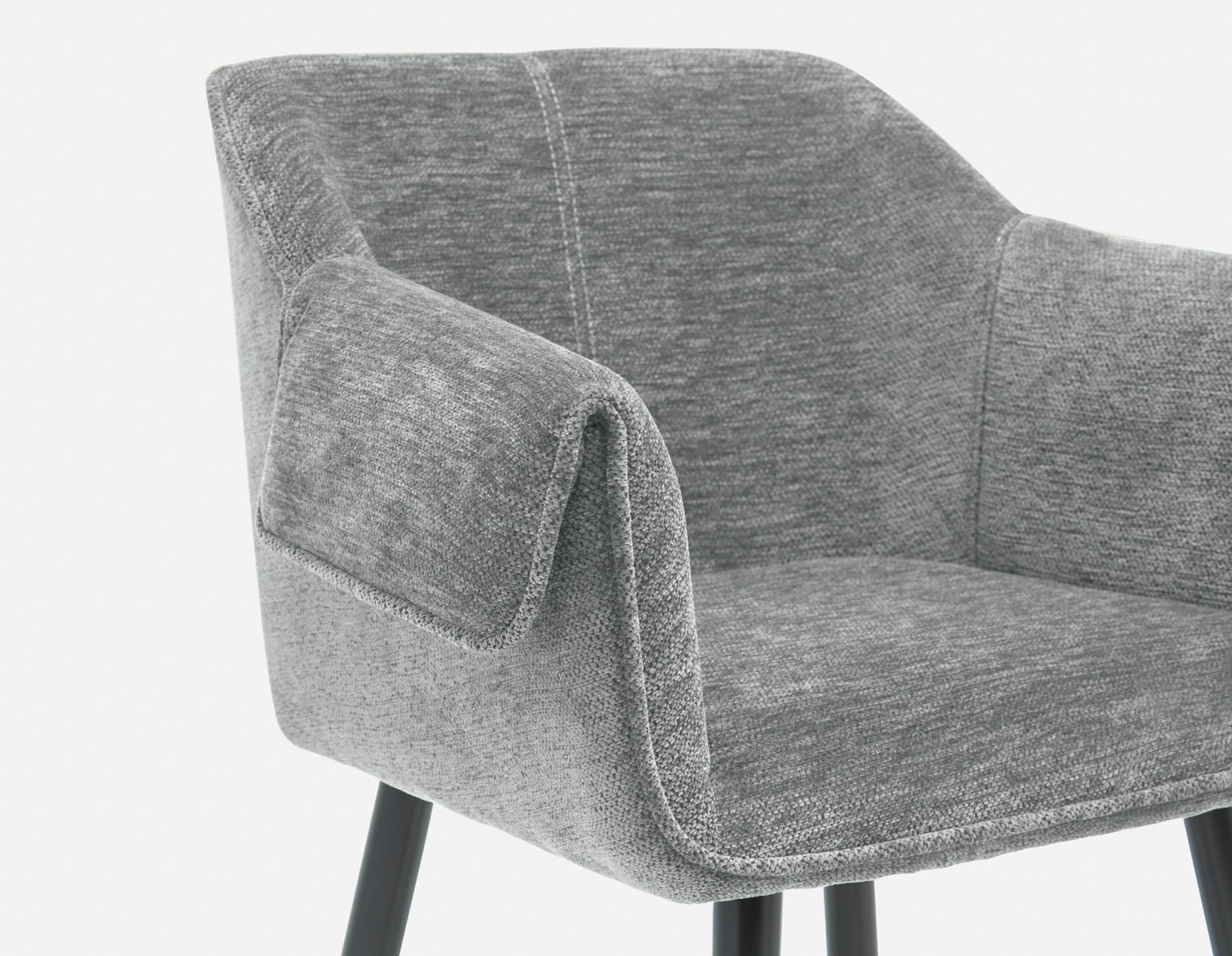 RALPH mid-century upholstered counter stool 66cm undefined
