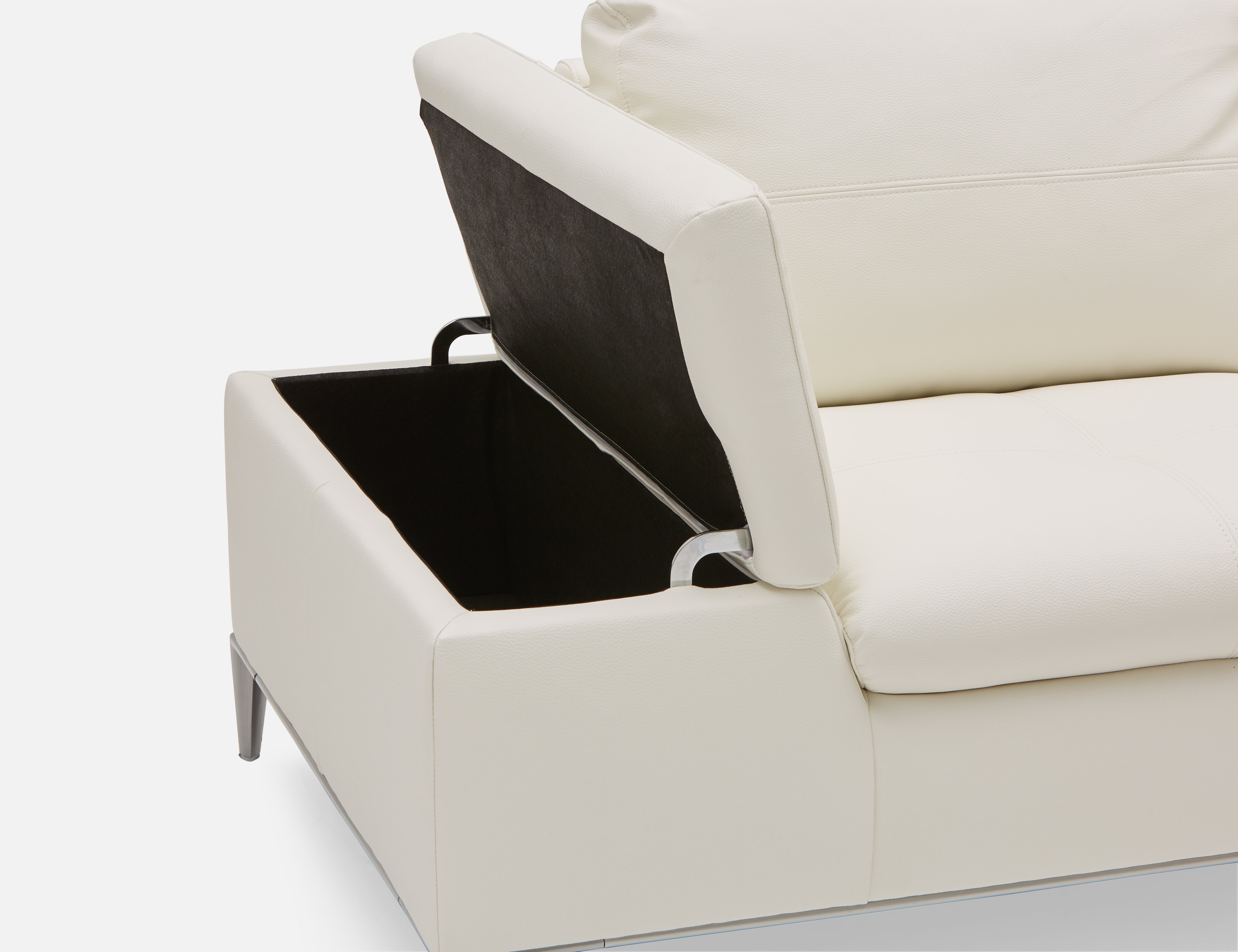 ANDREW modern right-facing sectional sofa with storage undefined
