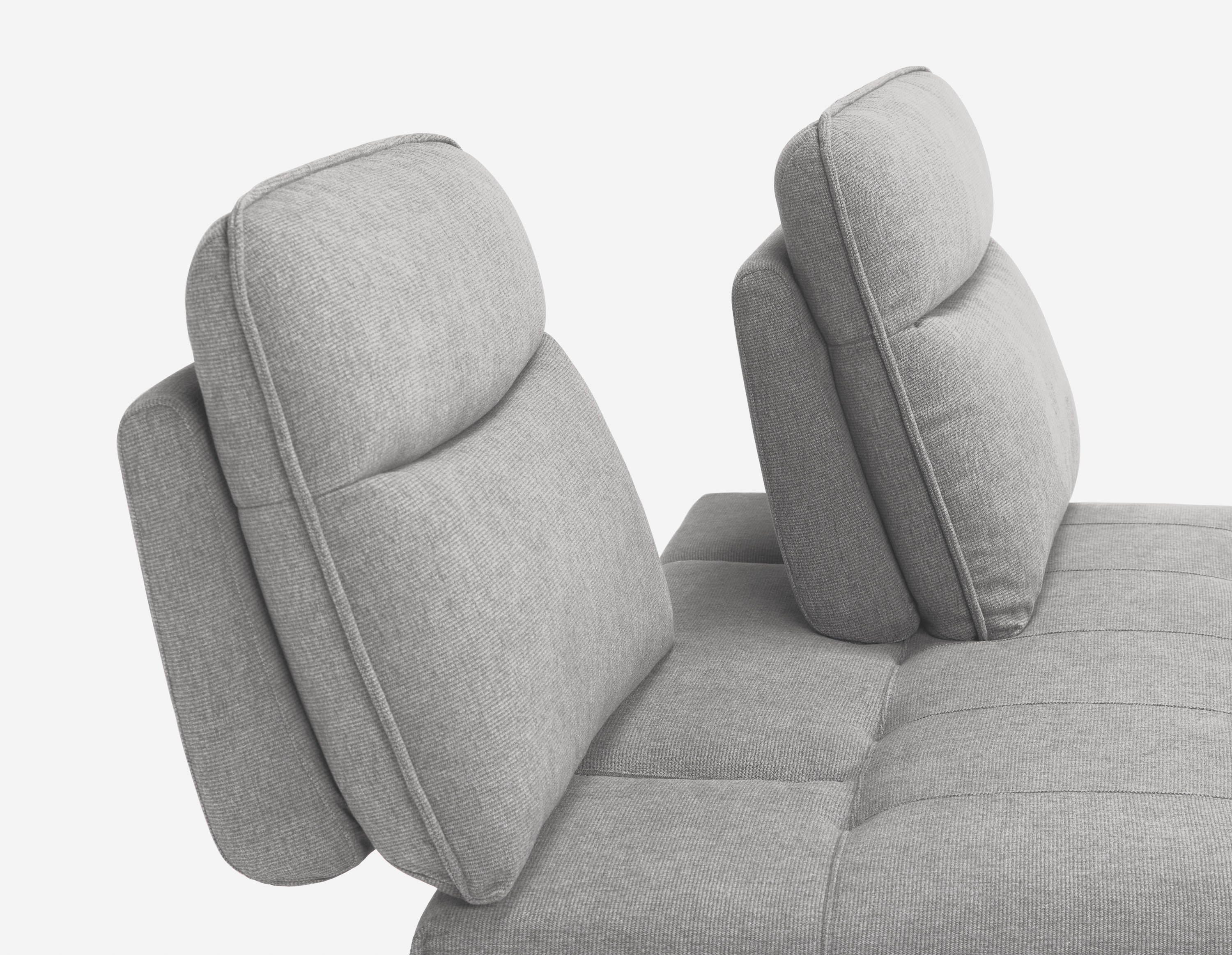 SIMON modern contemporary armless loveseat with adjustable backrest undefined