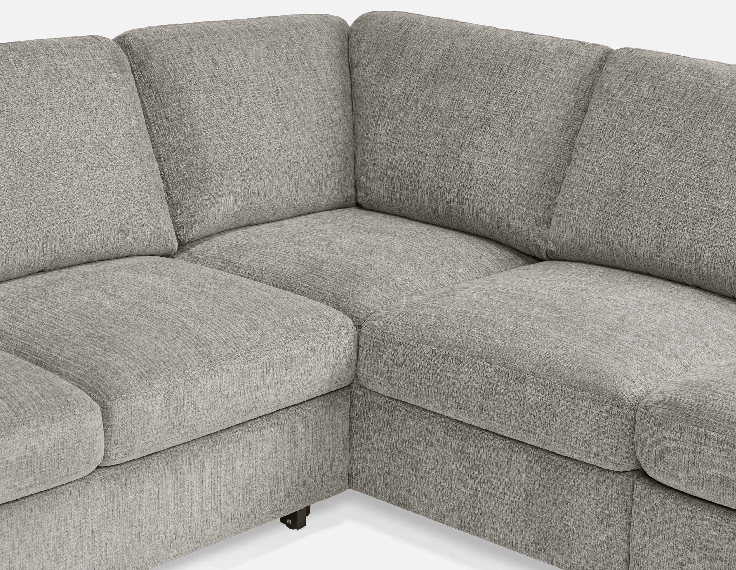 DELPHINE traditional right-facing sectional sofa-bed with storage undefined