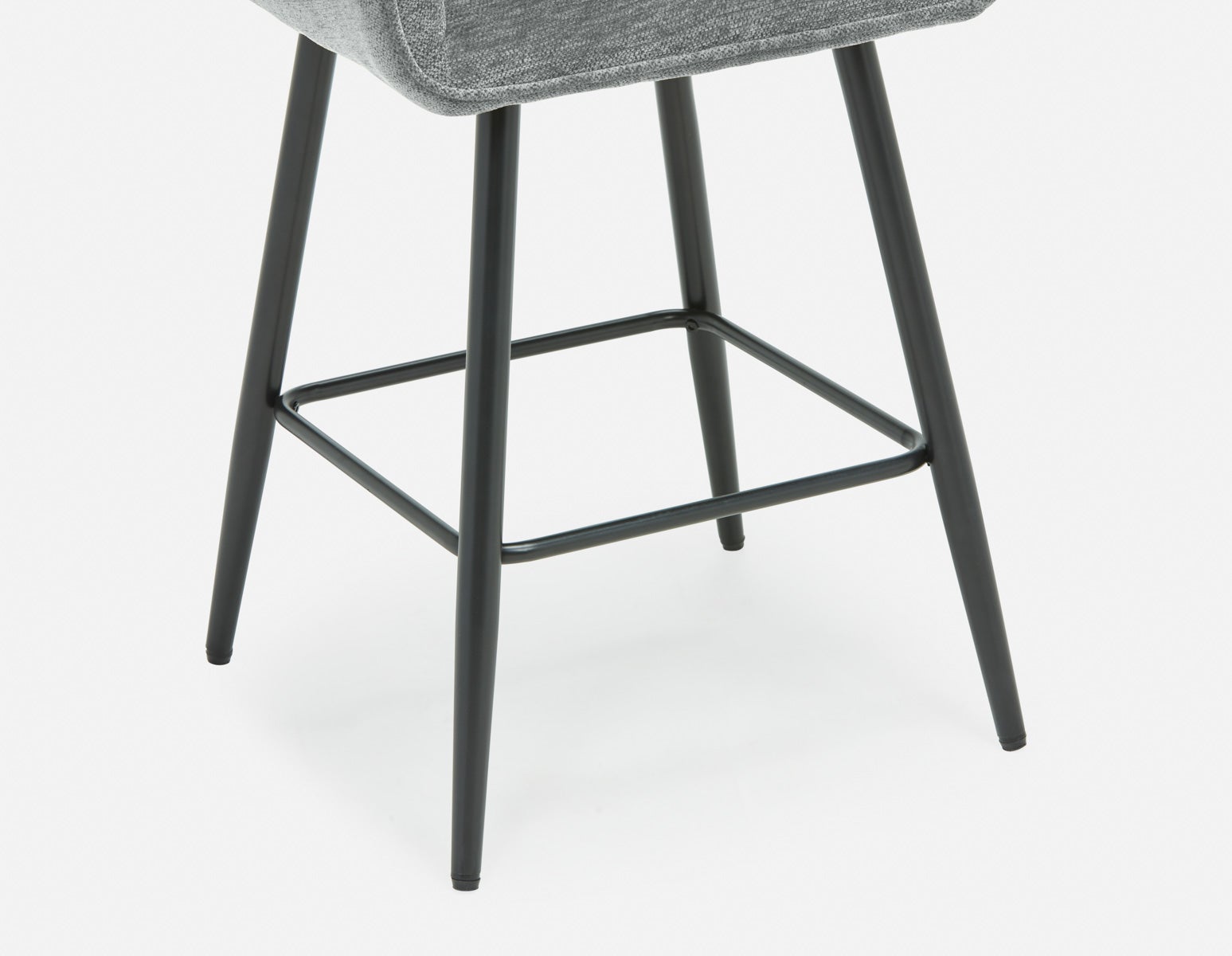 RALPH mid-century upholstered counter stool 66cm undefined