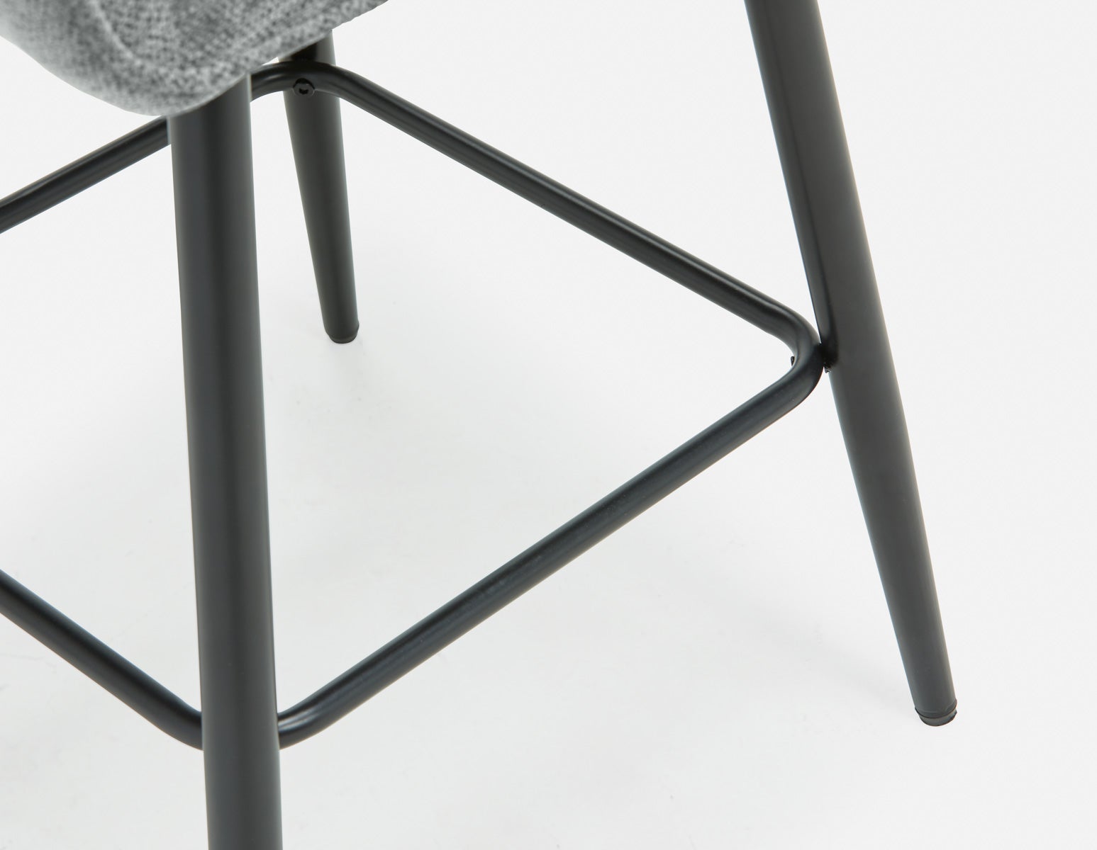 RALPH mid-century upholstered counter stool 66cm undefined
