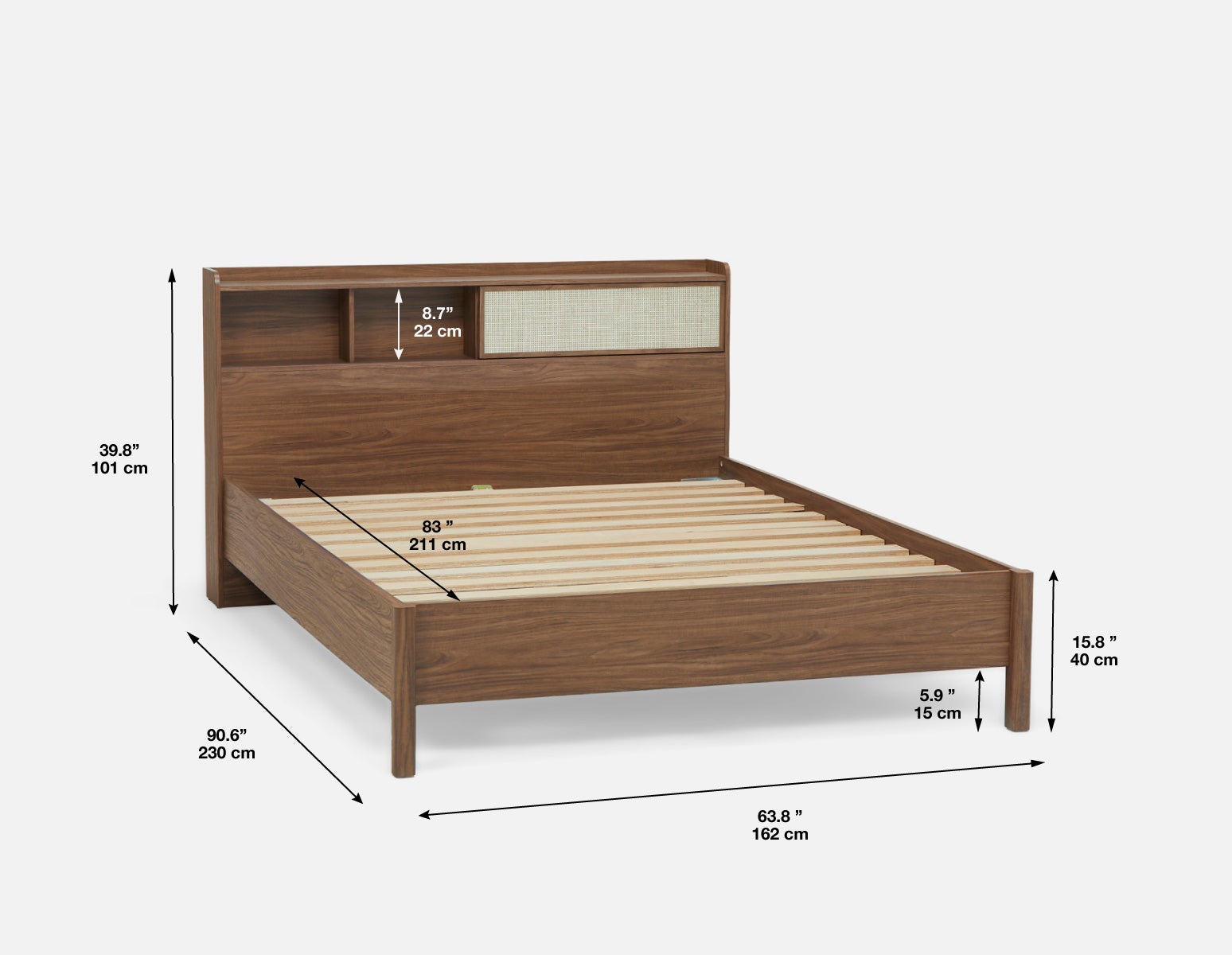 ELLINGTON grand lit contemporain undefined