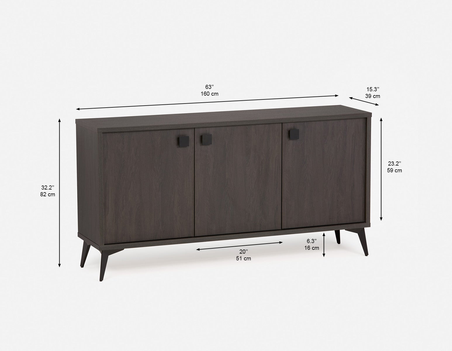 KIERA buffet moderne du milieu du siècle undefined