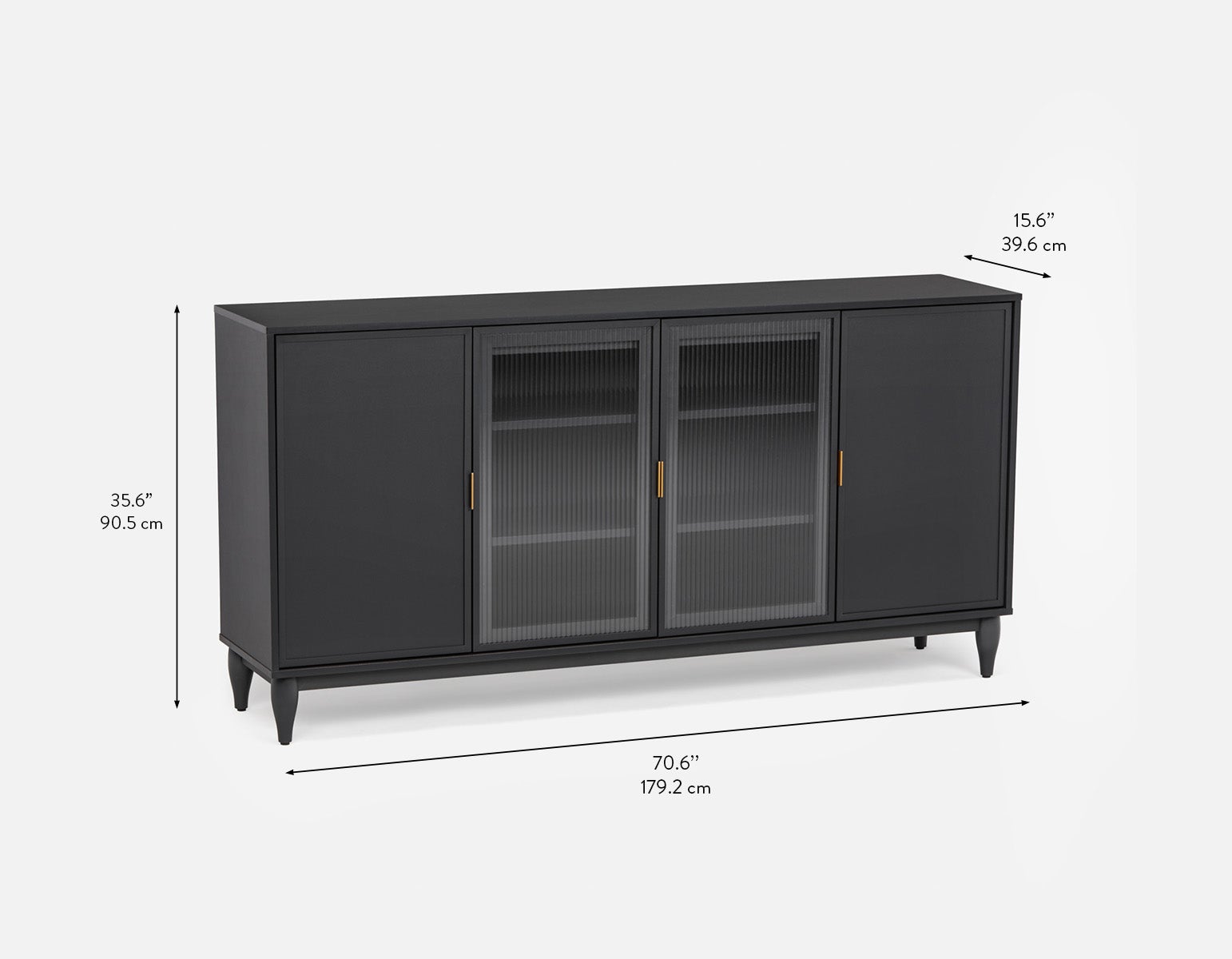 ALLESSIO buffet moderne contemporain à 4 portes undefined