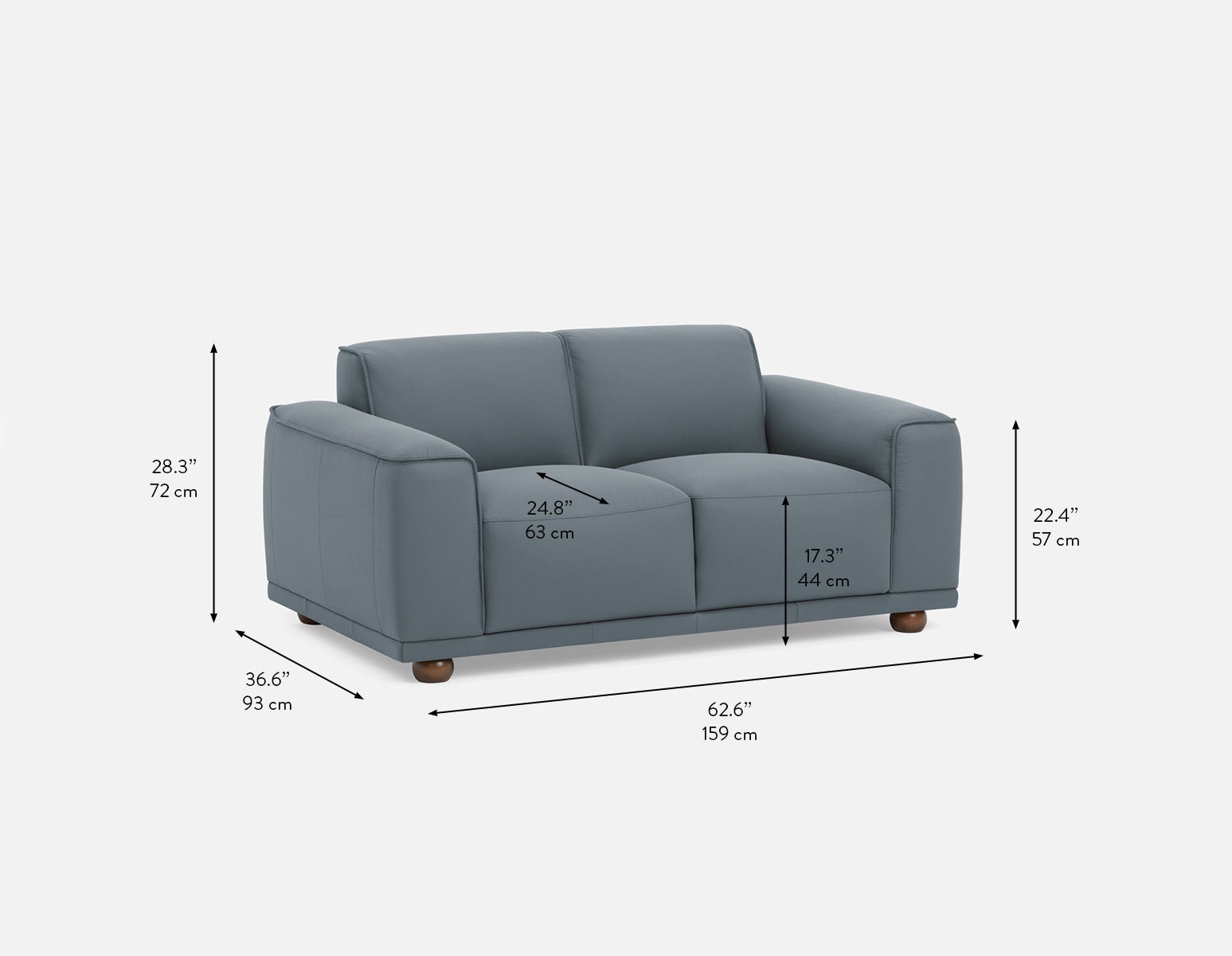 VIGO 100% leather apartment sofa undefined