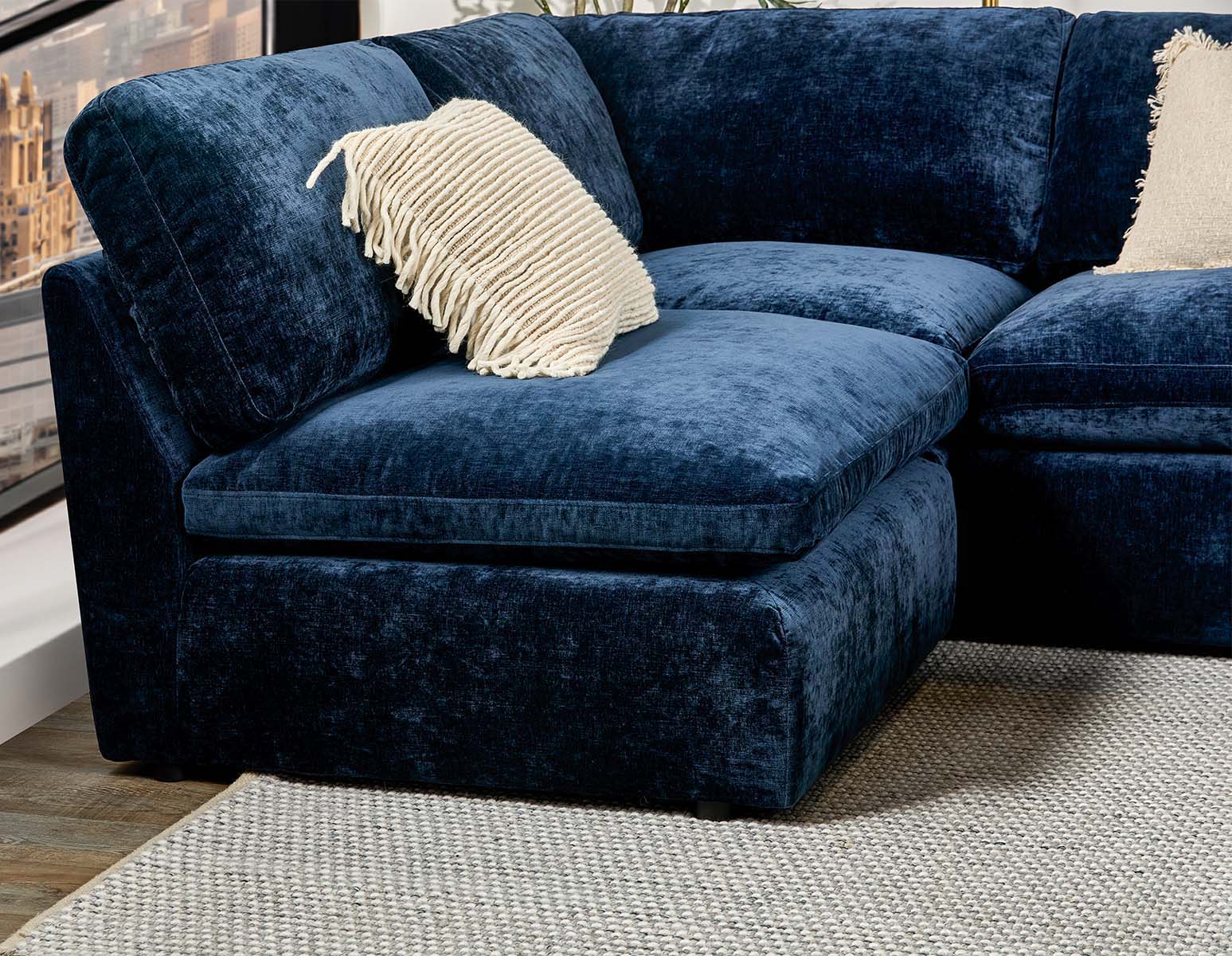 CHABLIS modular armless sofa customize to fit your space undefined