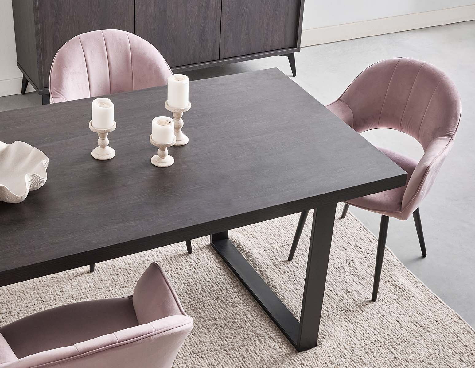 KIERA table de salle à manger moderne 180cm undefined