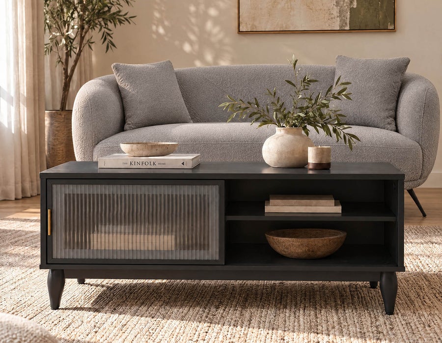 ALLESSIO table basse moderne et contemporaine avec rangement undefined