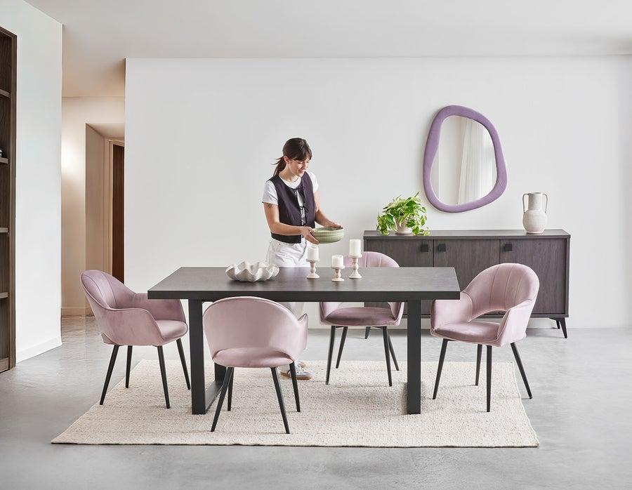 KIERA table de salle à manger moderne 180cm undefined