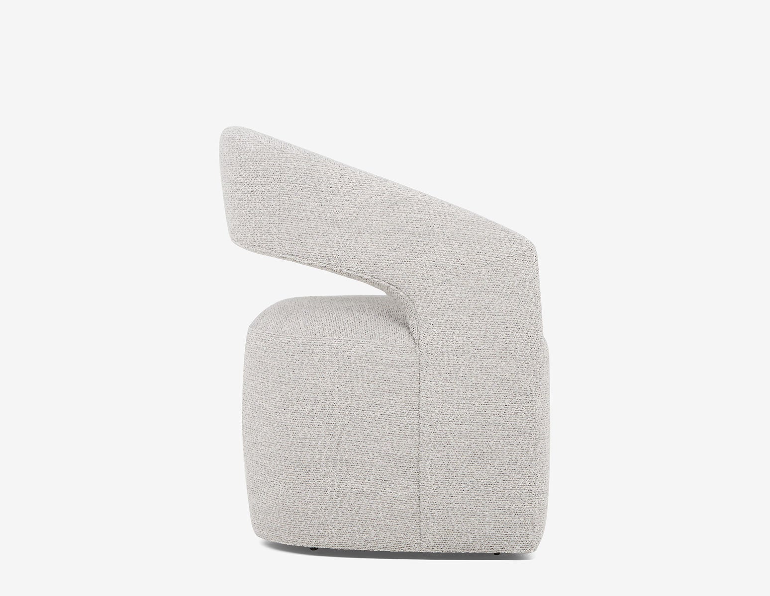 TIVOLI modern contemporary dining chair on casters undefined