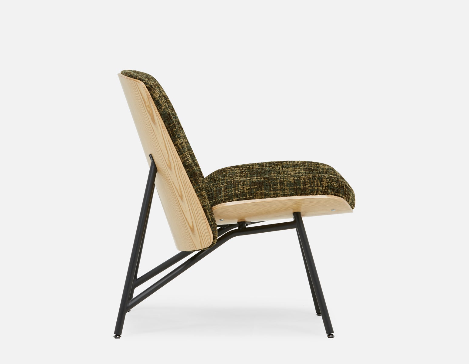 STEPHANE contemporary accent bentwood chair undefined