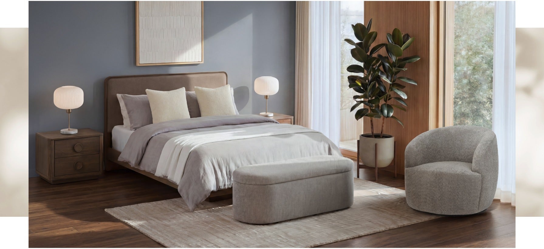 NOEMI queen size bed